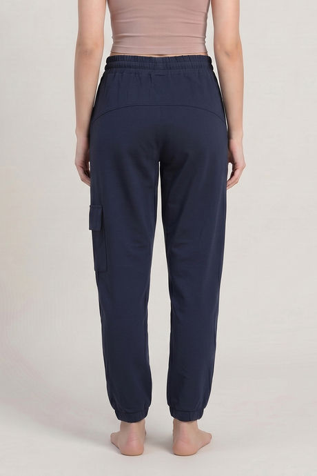 Zivame Knit Cotton Loungewear Bottom - Naval Academy — image 4